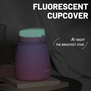 45oz Gradient Polycarbonate Water Bottle with Straw, Durable and Leakproof, Perfect for Travel