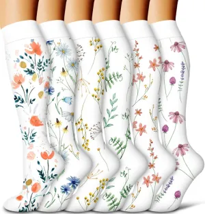 COOLOVER Compression Socks for Women and Men - Best for Circulation, Running, Athletic, Recover, Nurse, Travel