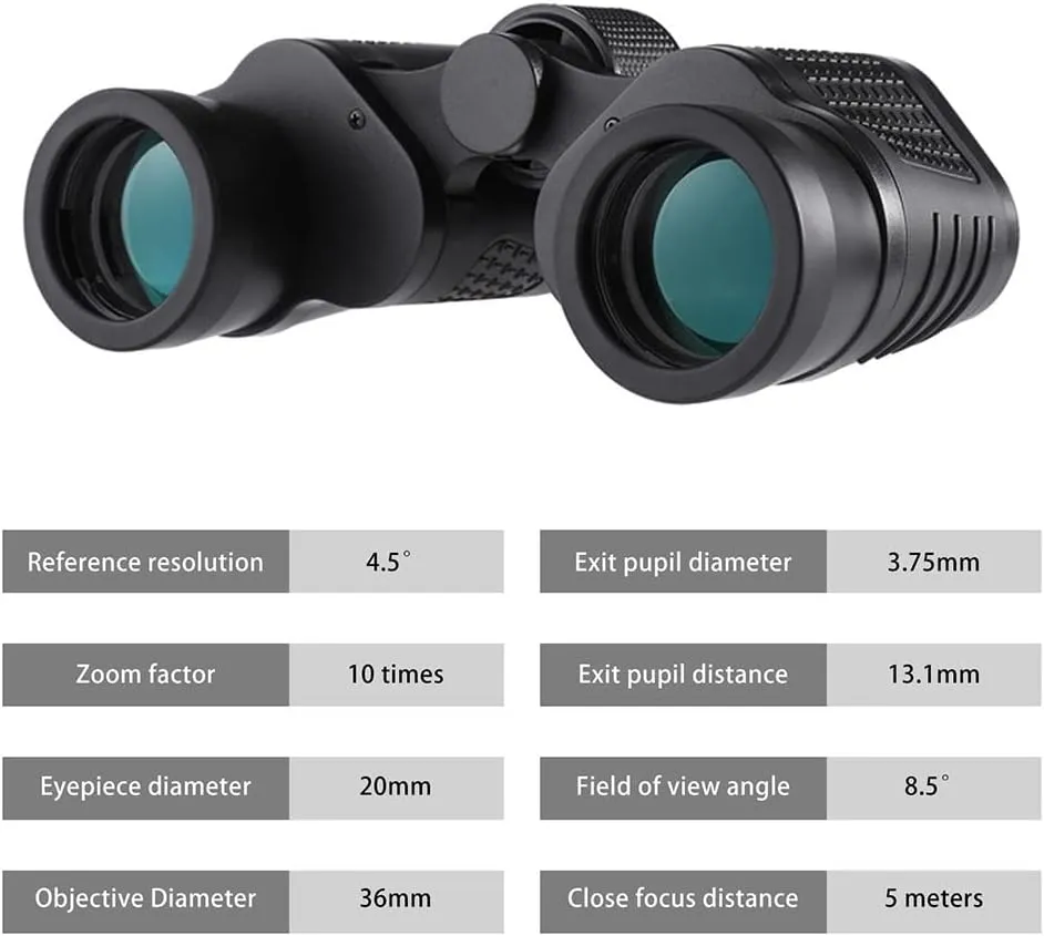 DONGKER 90X90 Binoculars,Waterproof Compact Binoculars with Low Light Night Vision for Concerts Travelling Hiking Gifts Party
