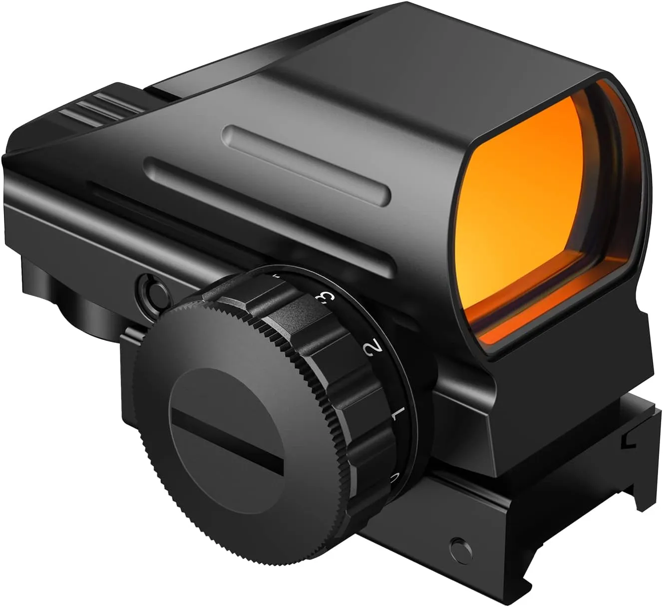 EZshoot Reflex Sight with 4 Reticles Red Dot Sight, Reflex Holographic Optic Scope with 20mm Rail Mount Absolute Co-Witness
