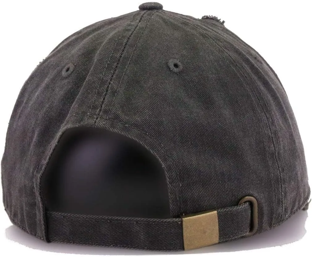 Fuck Trump Vintage Baseball Cap Embroidered Cotton Adjustable Distressed Dad Hat