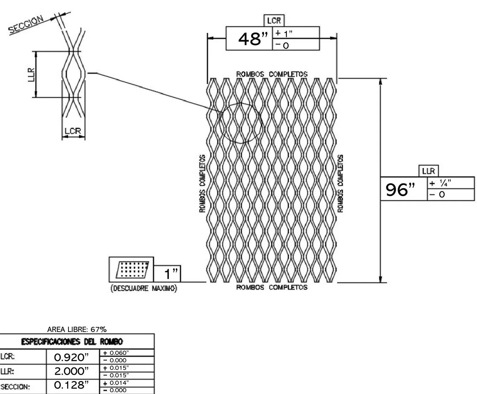 Galvanized Steel Expanded Metal 1499