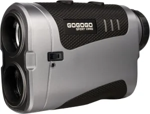 Gogogo Sport Vpro VRP Golf Rangefinder with Slope Switch, 1500/2500 yd, 7X Magnification, Magnet Stripe, 0.3yd Accuracy, Rechargeable Range Finders for Golfing/Hunting,Golf Accessories