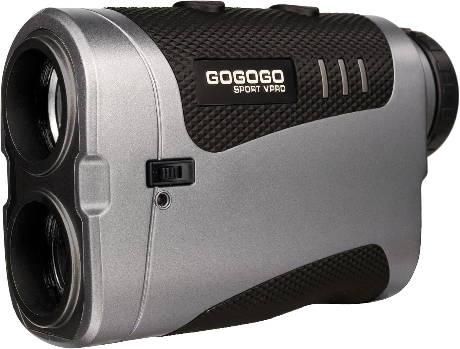 Gogogo Sport Vpro VRP Golf Rangefinder with Slope Switch, 1500/2500 yd, 7X Magnification, Magnet Stripe, 0.3yd Accuracy, Rechargeable Range Finders for Golfing/Hunting,Golf Accessories