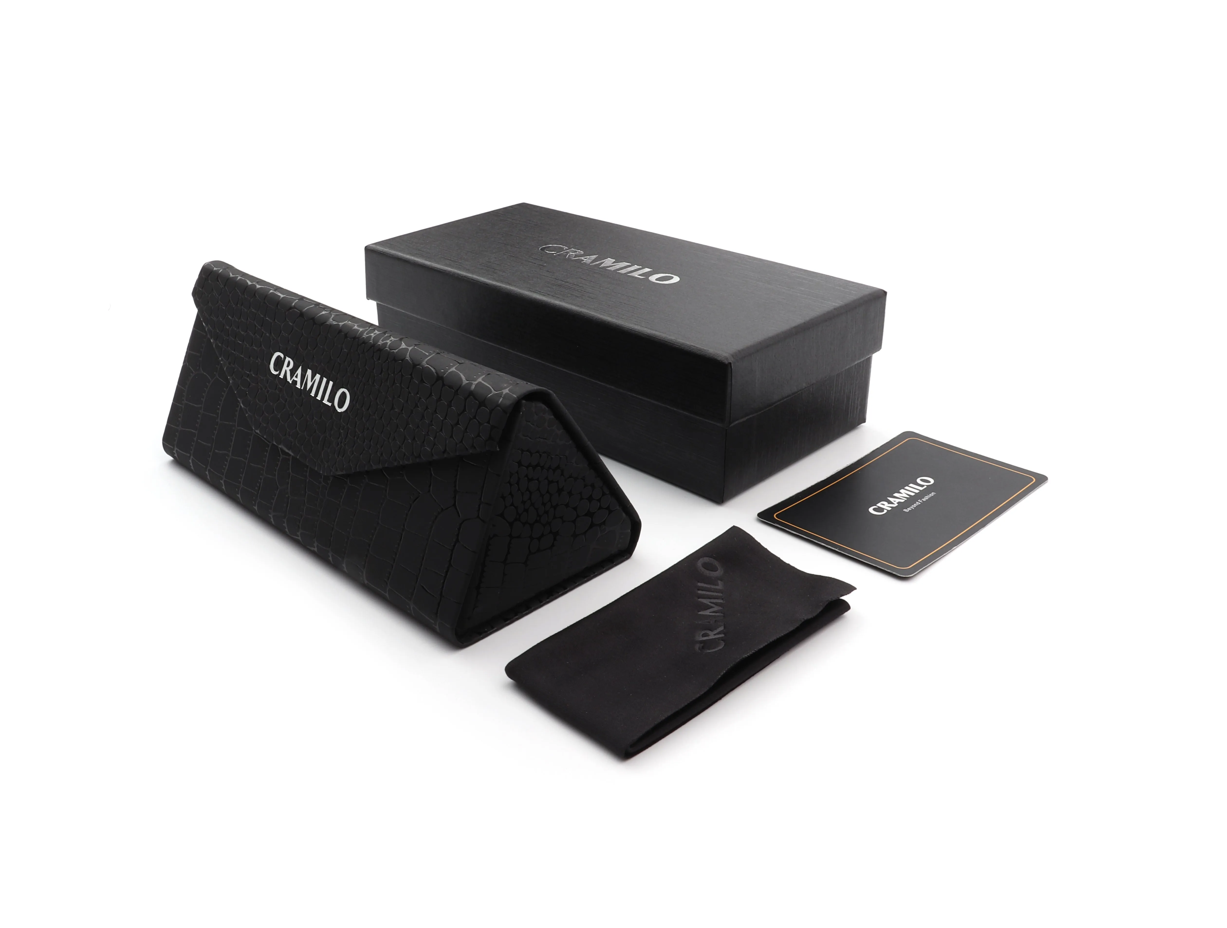 Iaclington - Rimless Wrap Around Square Frame Sunglasses