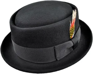 Jaxon Black Crushable Pork Pie (Medium, Black)