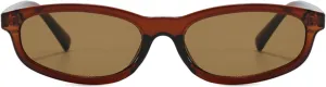 Kursan Oval Sunglasses for Women Men Fashion 90s Style Small Narrow Face Sun Glasses