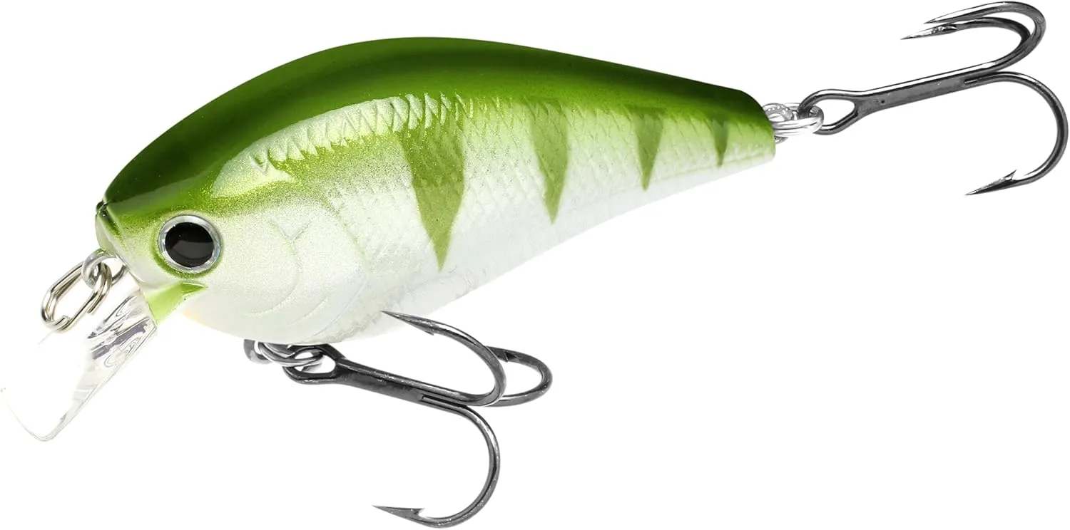 LUCKY CRAFT LC 1.5 Silent, Freshwater Bass Fishing Lure, Crank Bait, Smallmouth, Pike, Floating, Tournament Winning, Perfect Wobbling, Squarebill, Fishing Gear, Fishing Accessories, Fishing Tackle