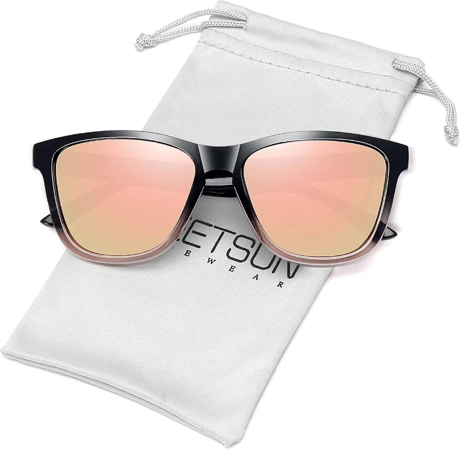 MEETSUN Polarized Sunglasses for Women Men Trendy Classic Retro Designer Style