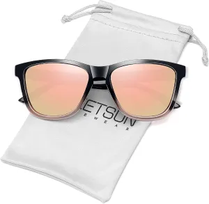 MEETSUN Polarized Sunglasses for Women Men Trendy Classic Retro Designer Style
