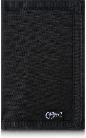 Mens Nylon Trifold RFID Wallet with ID Window, Slim Security Wallet for Card Cash Holder, Modern Fashion Stylish Wallet Gifts for Teen Boys and Men, One Size -Black