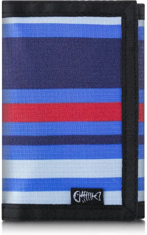 Mens Nylon Trifold RFID Wallet with ID Window, Slim Security Wallet for Card Cash Holder, Modern Fashion Stylish Wallet Gifts for Teen Boys and Men, One Size -Sea DarkBlue