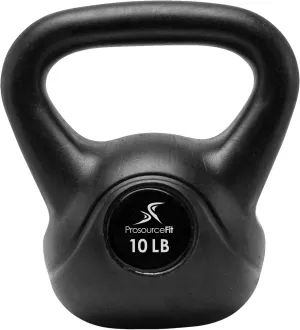 ProsourceFit Vinyl Plastic Kettlebell from 10, 15, 20, 25, 30, and 35 lbs