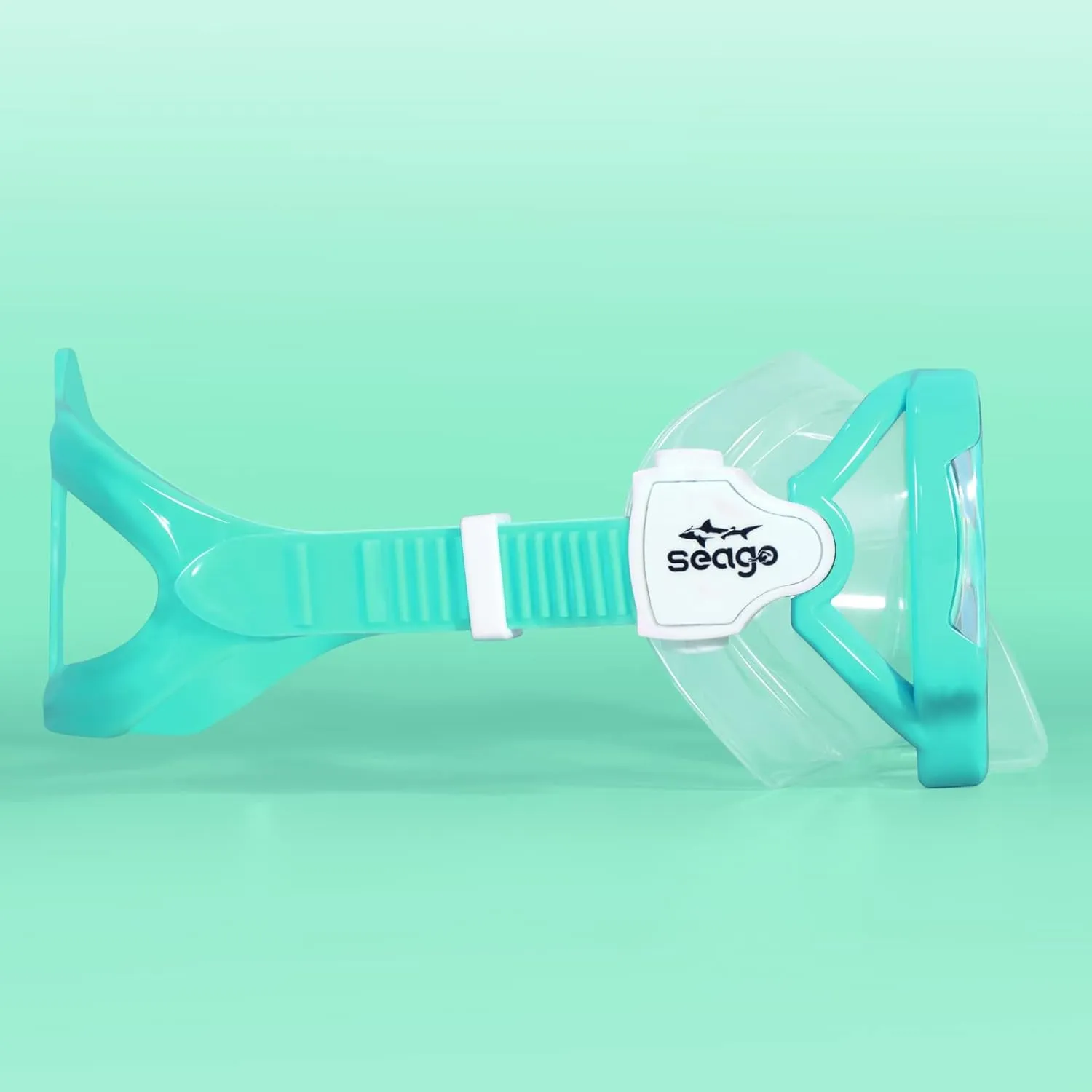 Seago Kids Swim Goggles Snorkel Diving Mask for Youth(5-15), Anti-Fog 180 Clear View