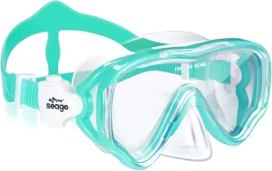 Seago Kids Swim Goggles Snorkel Diving Mask for Youth(5-15), Anti-Fog 180 Clear View