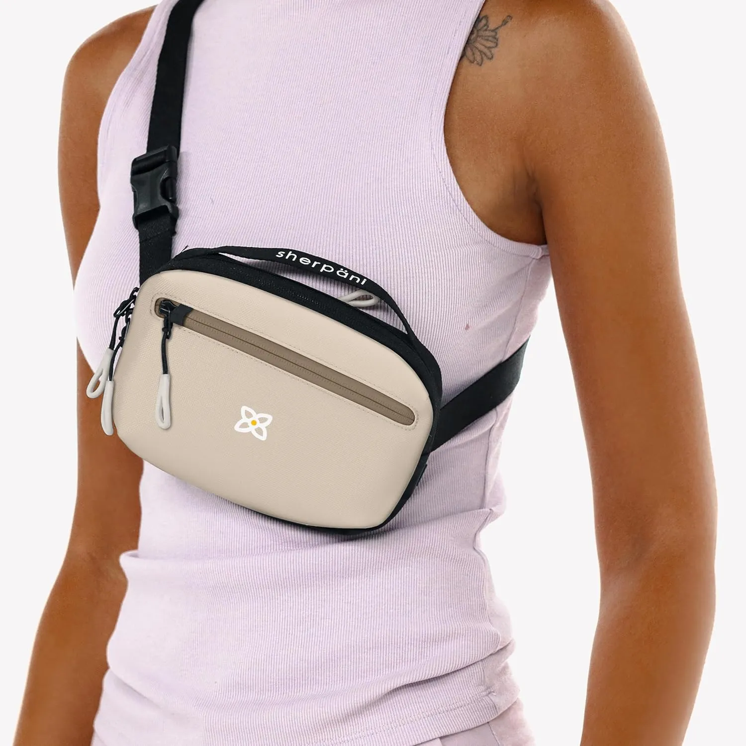 Sherpani Hyk, Lightweight Belt Bag, Travel Fanny Pack, Small Sling Crossbody Bag, Travel Purse for Women, RFID Protection