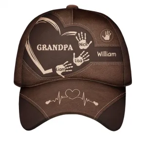 WANDER PRINTS Custom for Grandpa Dad - Personalized Classic Cap