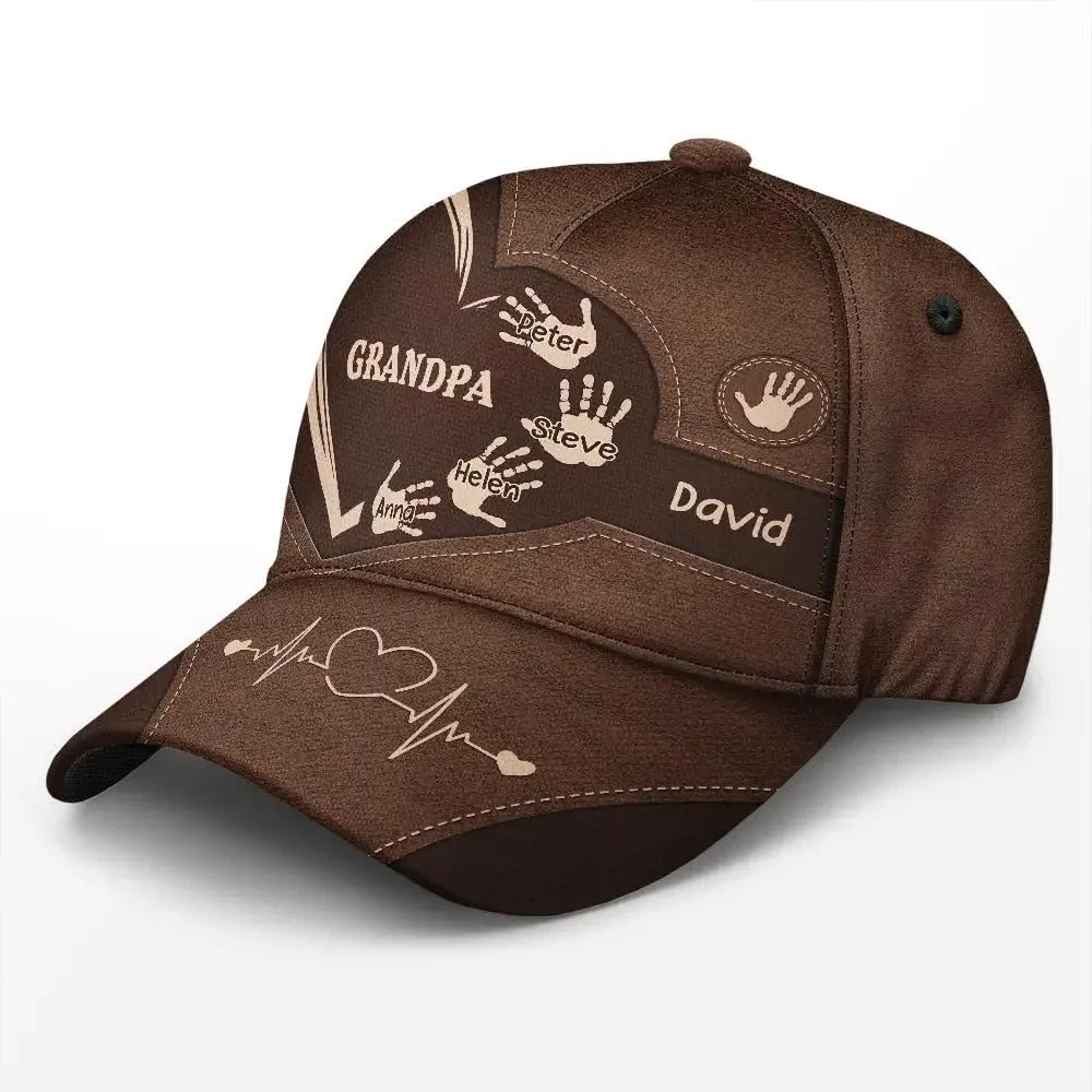 WANDER PRINTS Custom for Grandpa Dad - Personalized Classic Cap